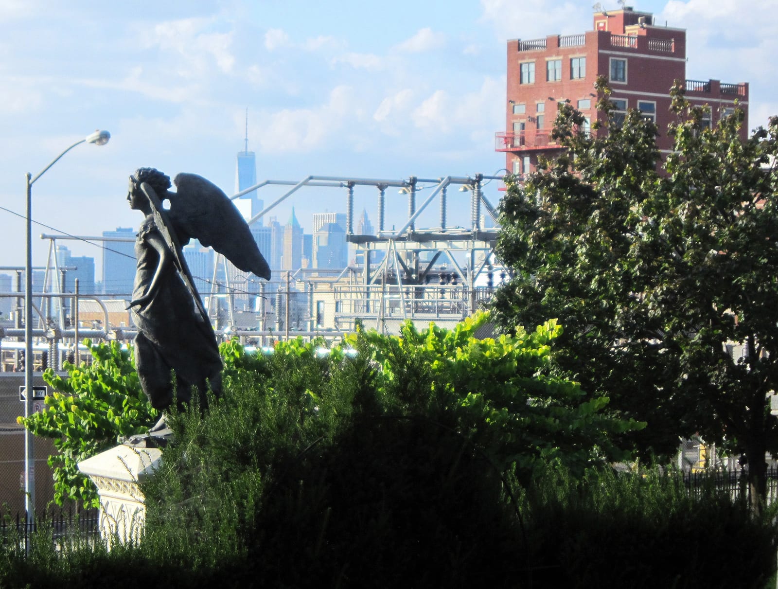 Angel in Green-Wood Cemetery, one of the sites that may be removed from Landmarks Preservation Commission consideration (all photographs by the author)