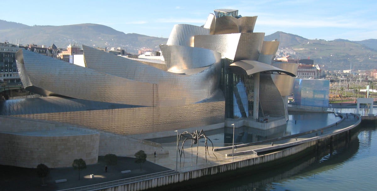 The Guggenheim Bilbao, supposed bringer of all the tourists (photo by Wikipedia user MykReeve)