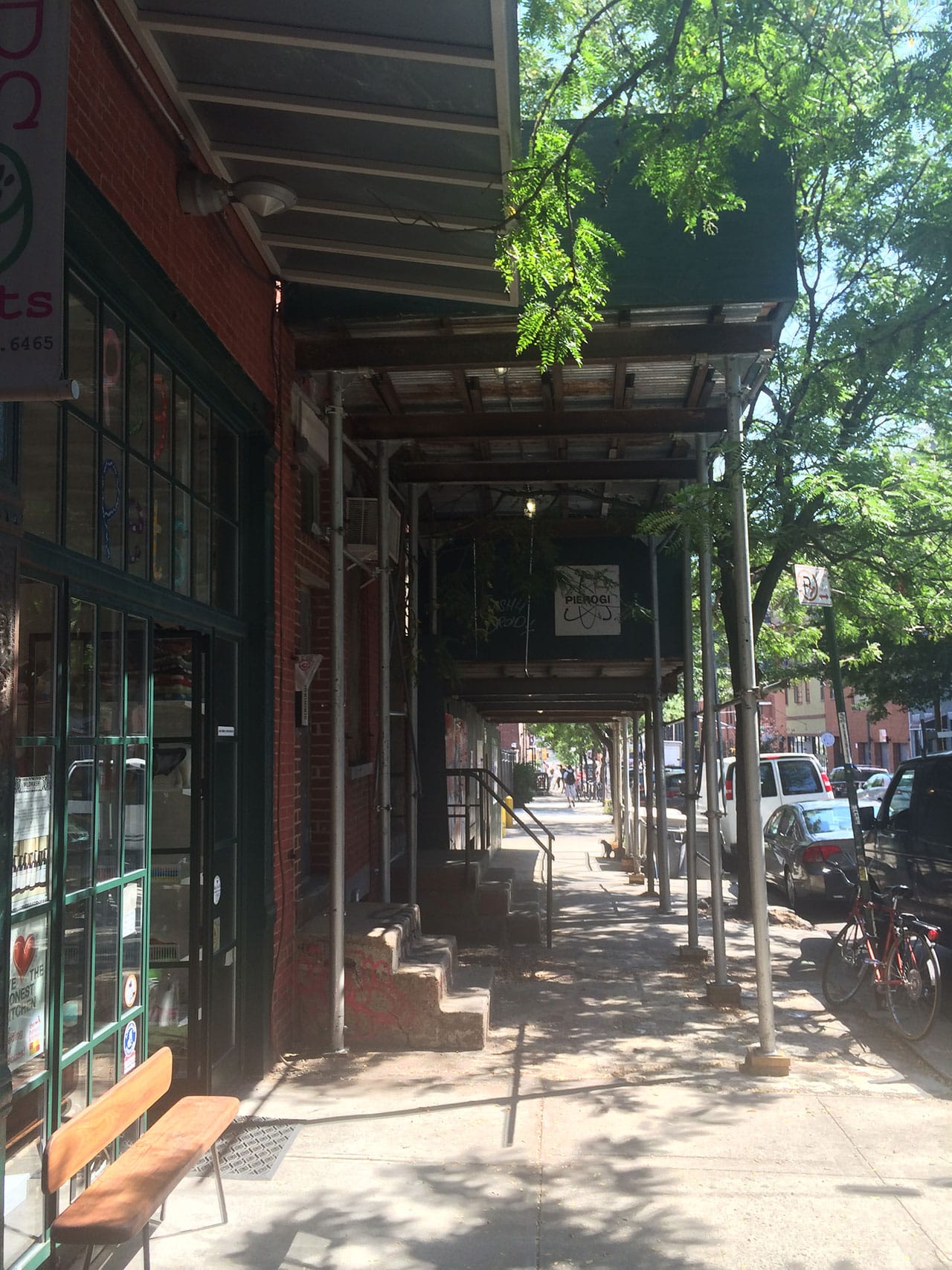 Andrew Ohanesian, "Scaffold" (2014) (photo by Hrag Vartanian for Hyperallergic)