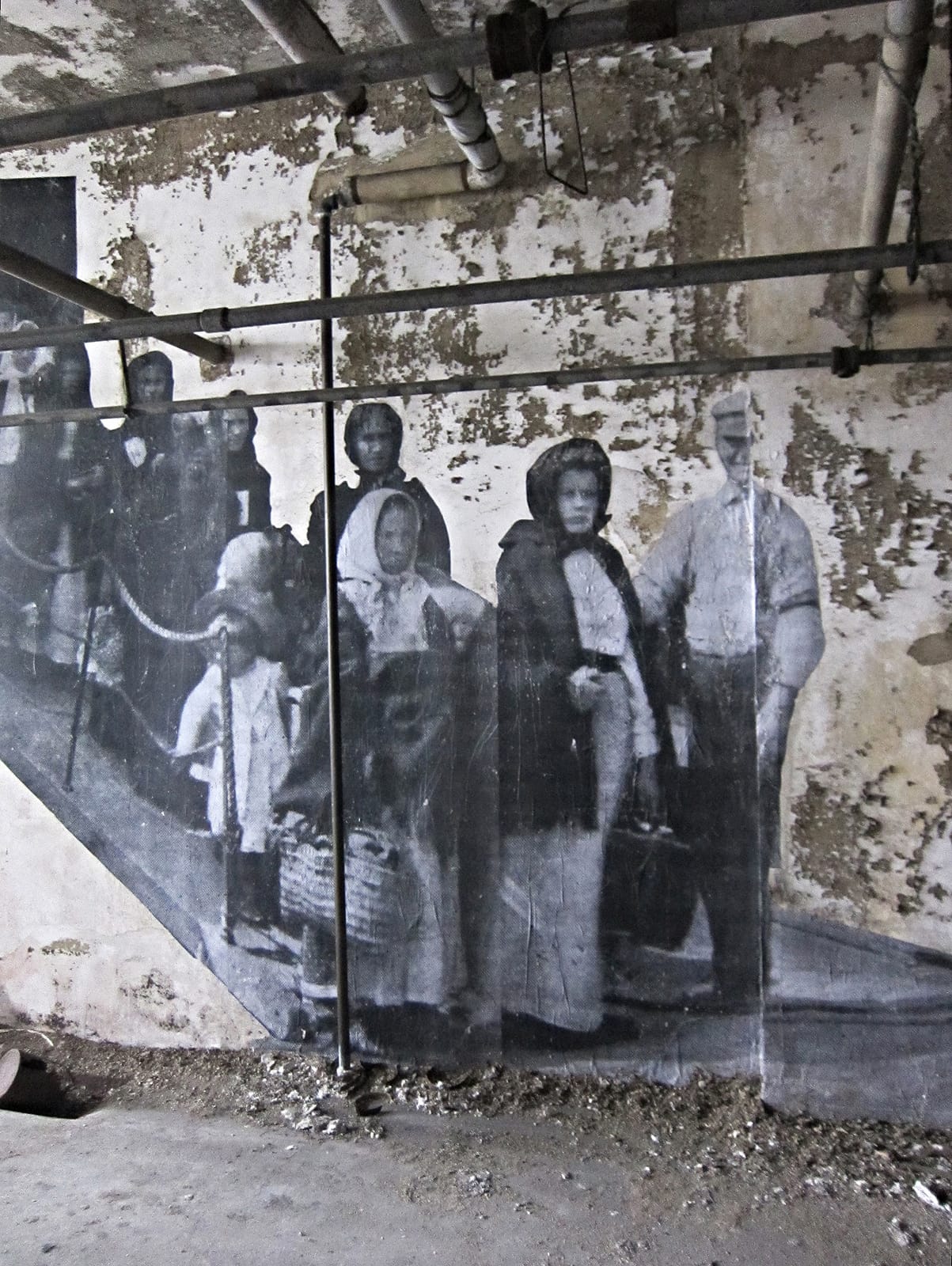 JR, “Unframed — Ellis Island"