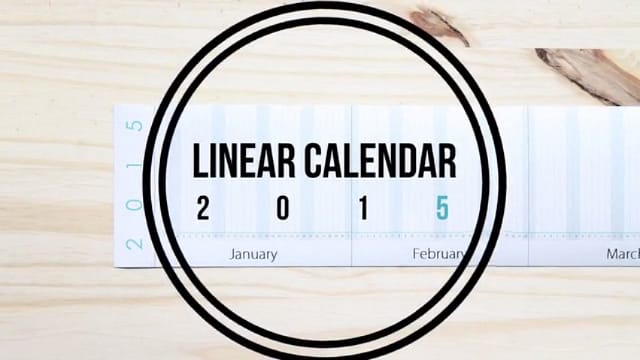 The Linear Calendar (via Kickstarter)