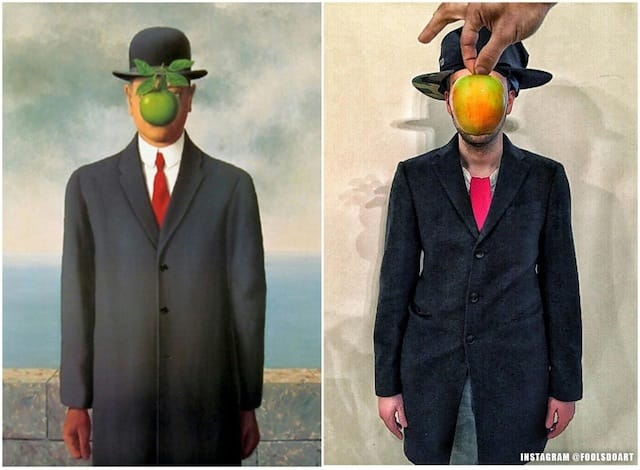 Rene Magritte, "The Son of Man"