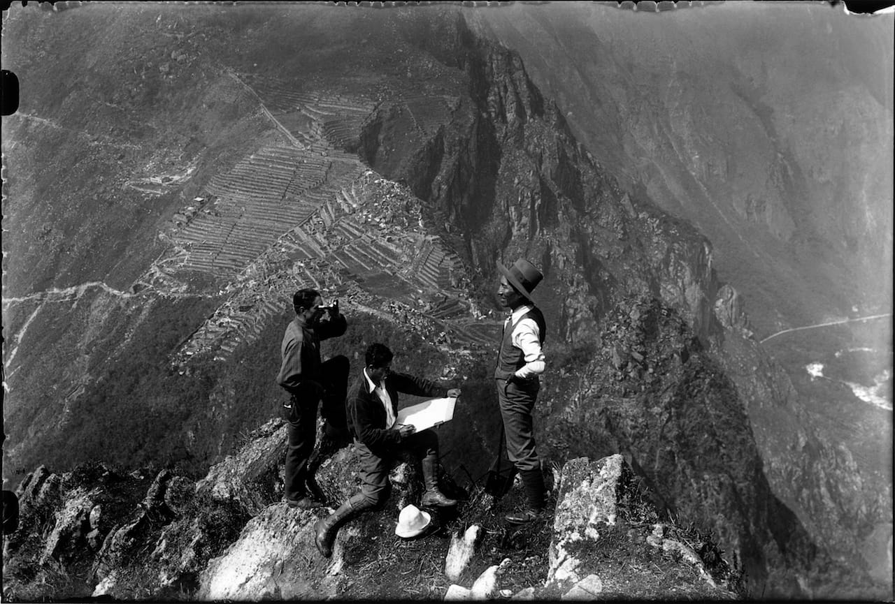 Martín Chambi em Huayna Picchu, Machu Picchu, 1939