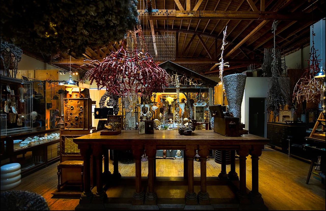 Installation view, 'Clare Graham & MorYork: The Answer is Yes' at the Craft and Folk Art Museum (photo by Jody Miller, courtesy CAFAM)