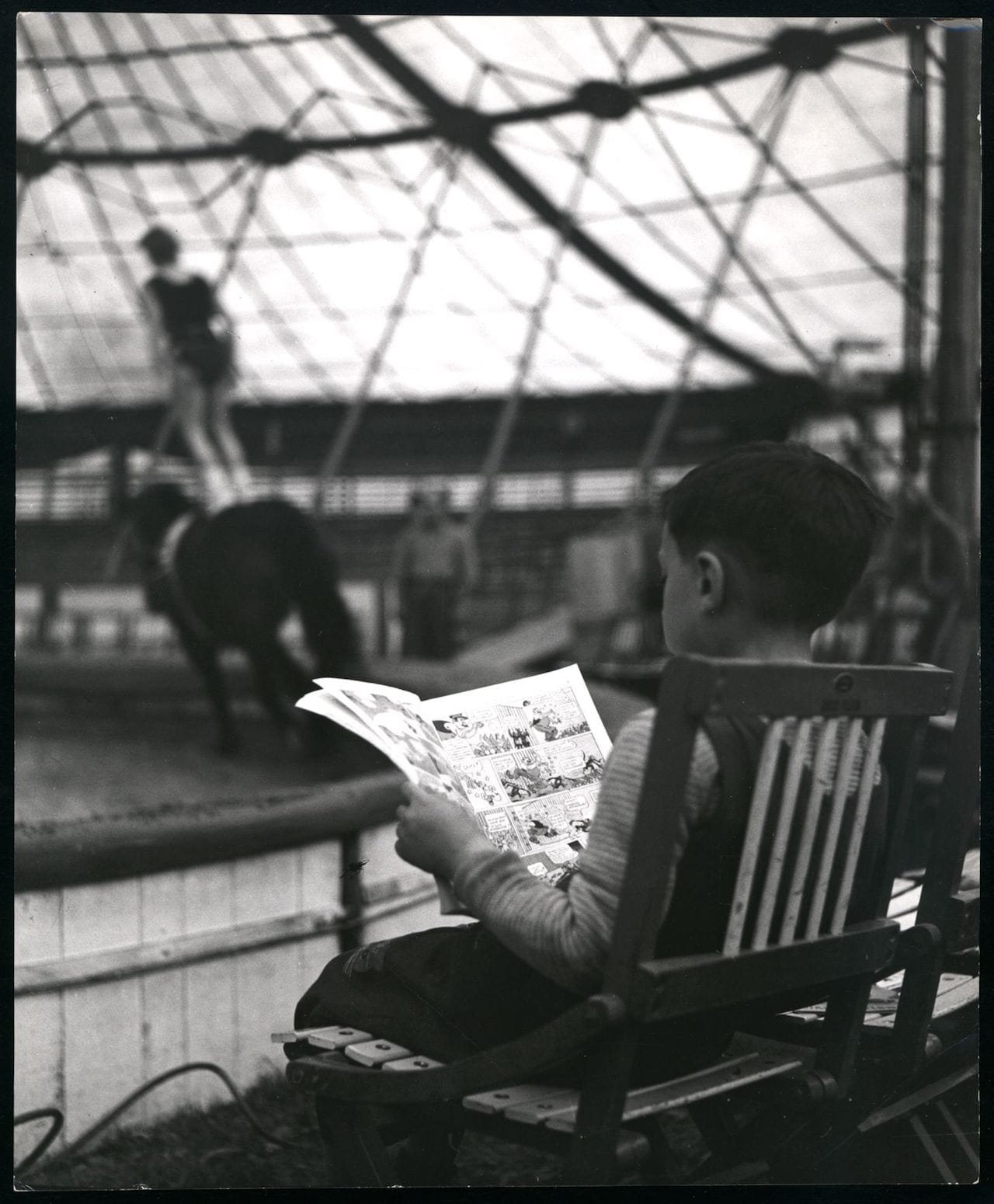 Monique Jacot, Lausanne 1954, Silbergelatineabzug, © Monique Jacot / Fotostiftung Schweiz, Winterthur