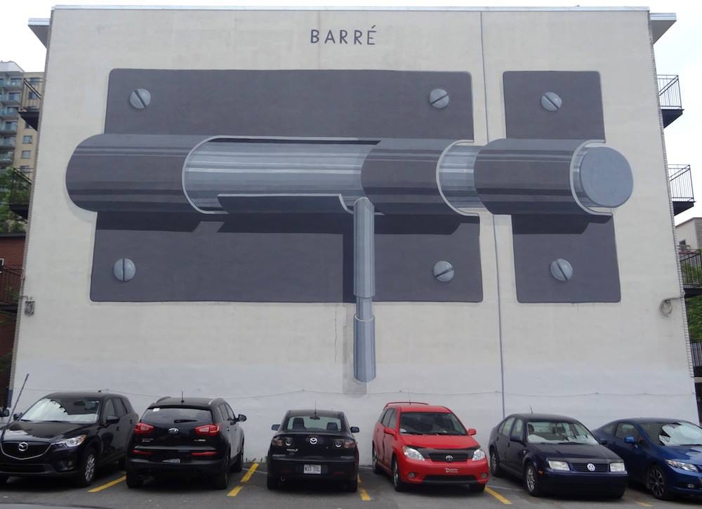 Mural by Escif in Montreal
