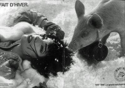 The Naf Naf ad in question (via Naf Naf)