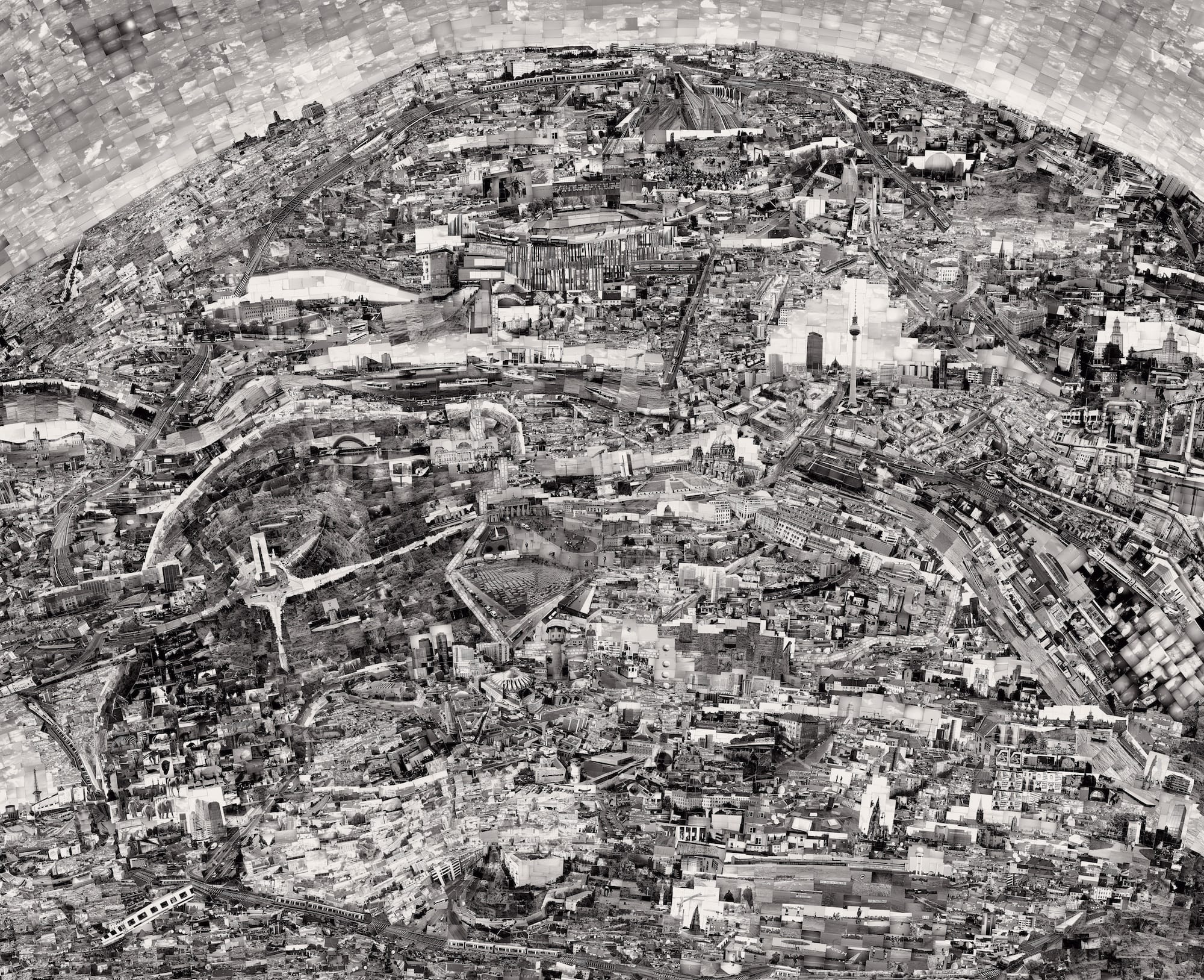 "Diorama Map Berlin" (2012) by Sohei Nishino (Image courtesy of Michael Hoppen Gallery)