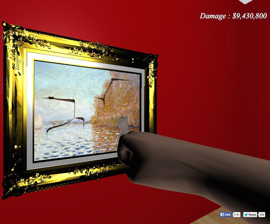 Screenshot of "Punch a Monet"