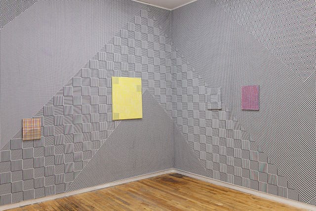 Installation view of Samantha Bittman: Razzle Dazzle (image courtesy Andrew Rafacz Gallery)