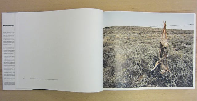 David Goldblatt, "Regarding Intersections" (photograph of the book by the author for Hyperallergic)