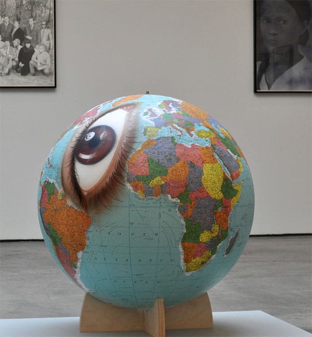 Sam Durant’s ” … the great game of hide and seek has succeeded … ” (2014) (photo Hrag Vartanian for Hyperallergic)