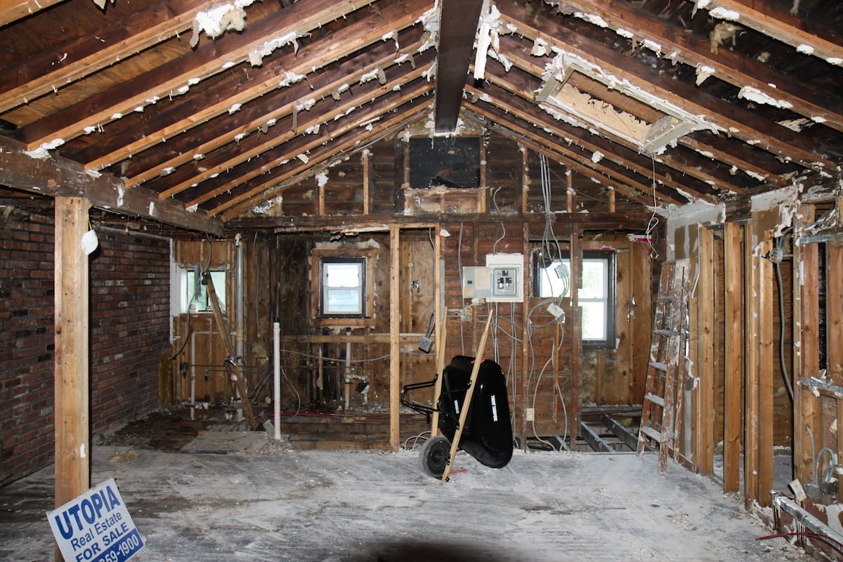 The Stilt City bungalow before renovation