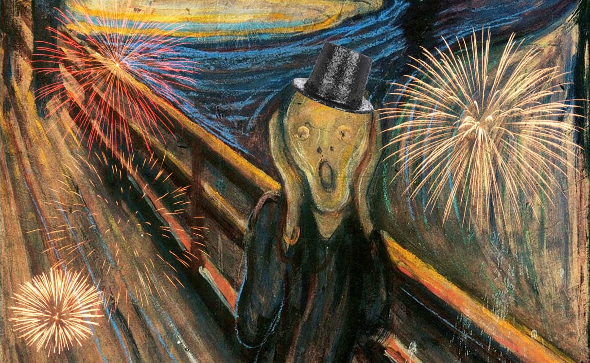 Edvard Munch, "The Scream" (1893) (National Gallery, Oslo, via Wikimedia)