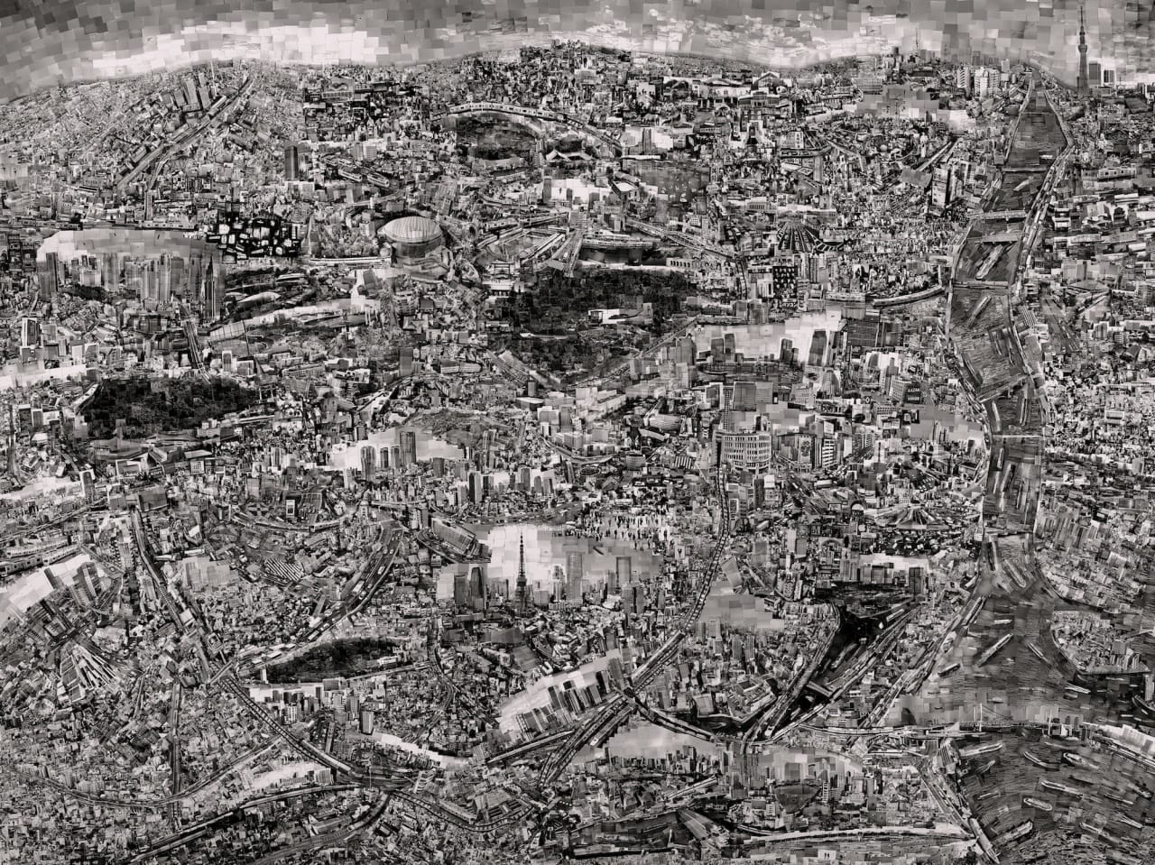 "Diorama Map Tokyo" (2014) by Sohei Nishino (Image courtesy of Michael Hoppen Gallery) 