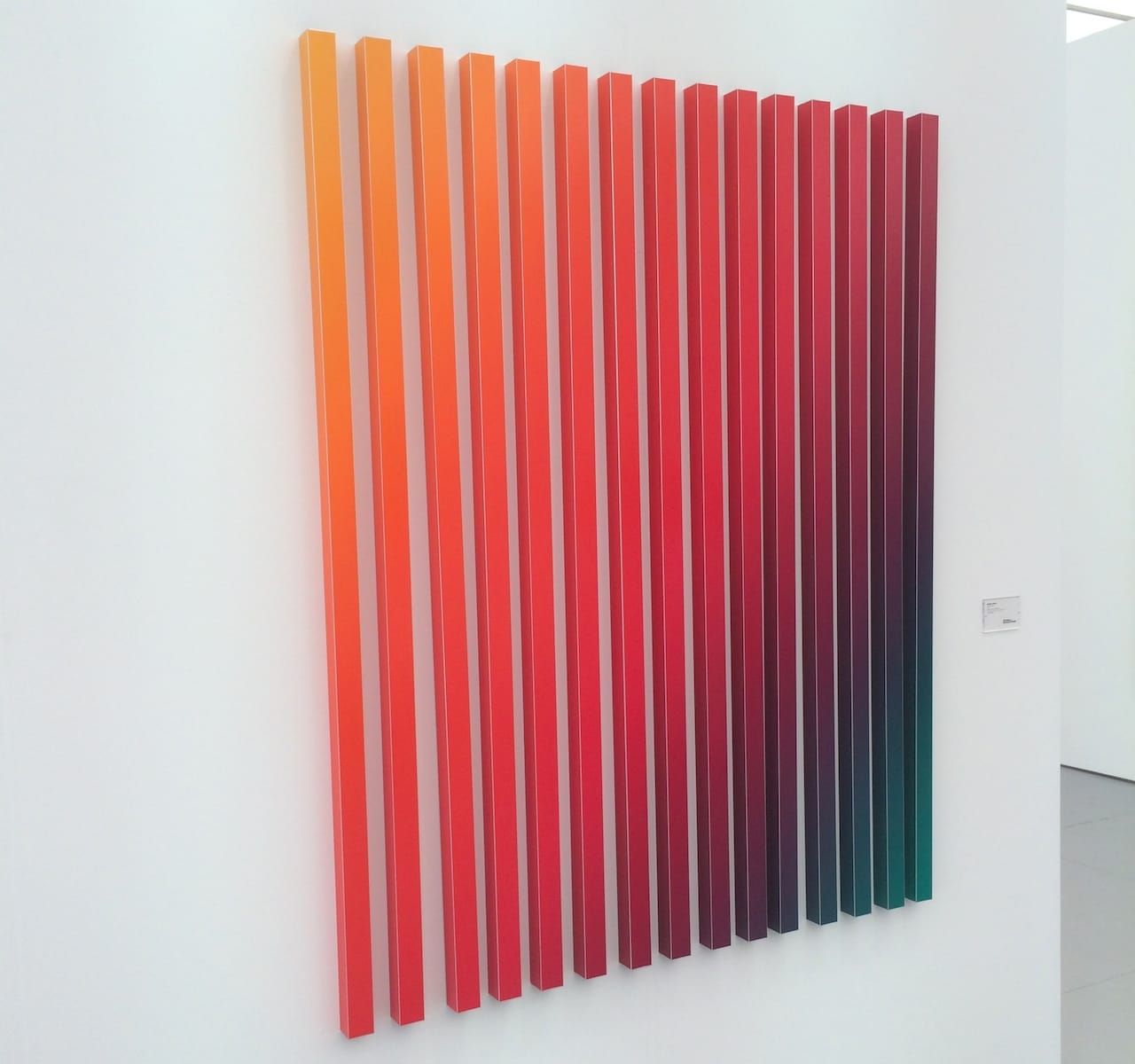 Dennis Loesch, "Gradient Type II" (2013) in the Dittrich & Schlechtriem booth