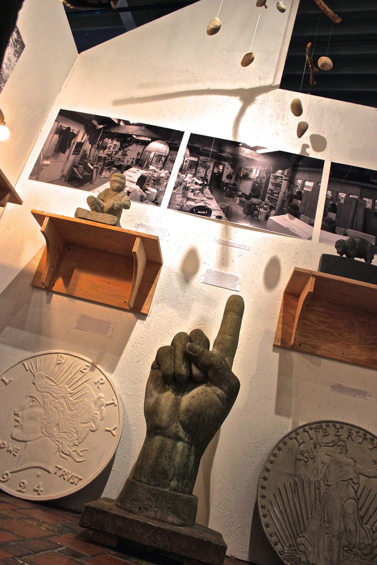 Curated by Jeffry Mitchell, the work of Vic Oblas involves the reclamation of discarded materials, including old limestone foundations of deconstructed city buildings in Seattle, Washington.