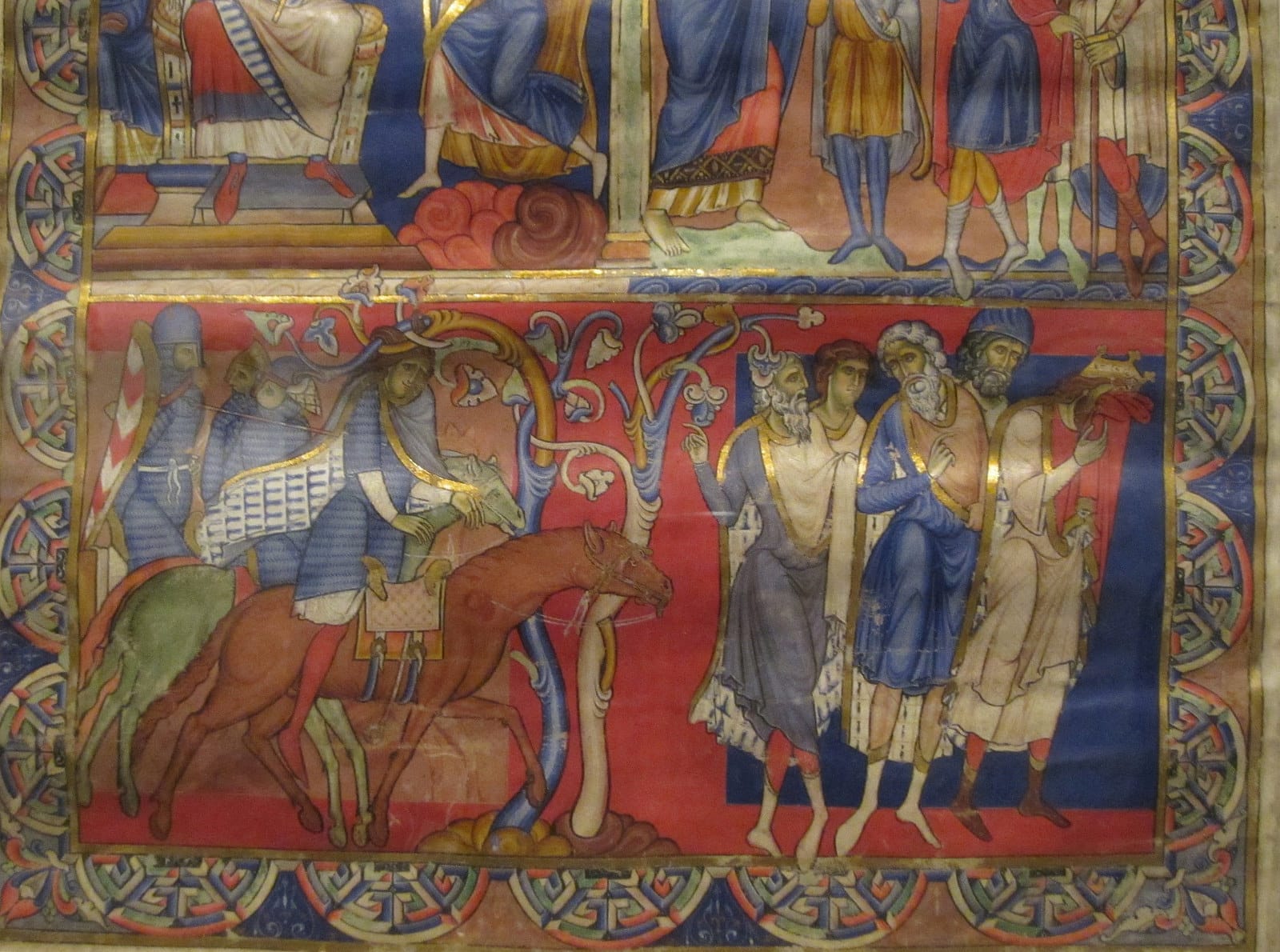 The Winchester Bible on view at the Metropolitan Museum of Art (photograph by the author for Hyperallergic)