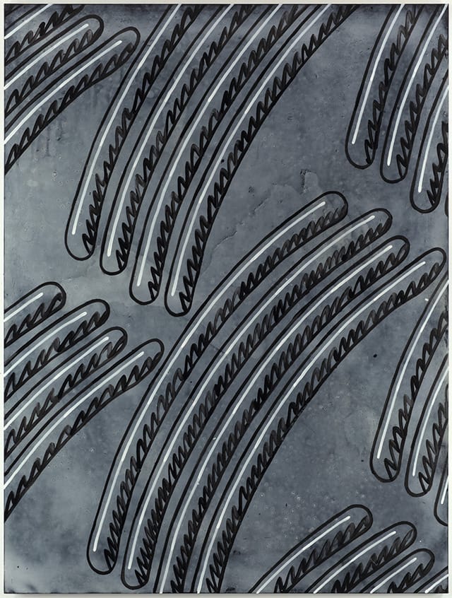 John Wilkins, “Your Smile,” (1990), Acrylic on canvas, 96 x 72 in