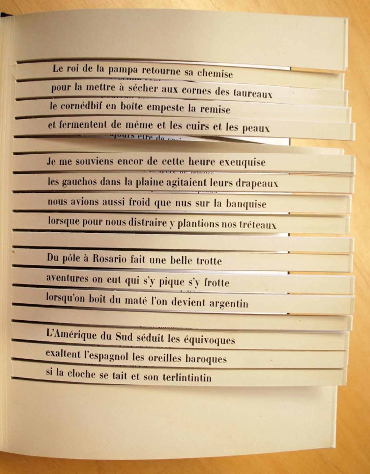 Raymond Queneau, "Cent mille milliards de poèmes" (Paris: Gallimard, 1961) (courtesy of University of Arizona Libraries, Special Collections)