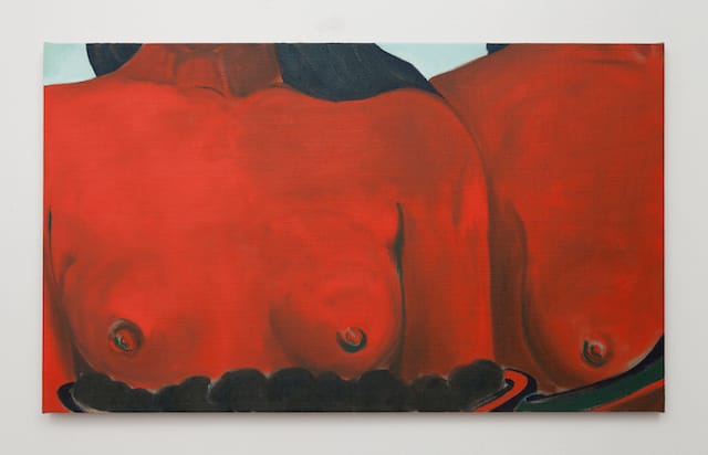 Jeanette Mundt, "Grand Teetons 3 (Red)" (2014) (Courtesy of the artist. Photo by Joerg Lohse)