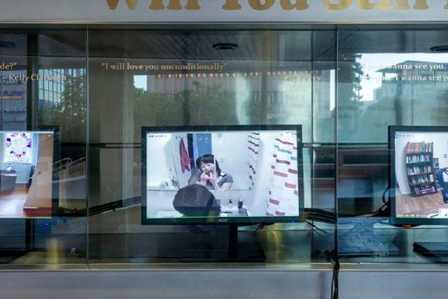 Installation of Jennifer Moon's exhibition. All images courtesy of Equitable Vitrines unless otherwise noted.