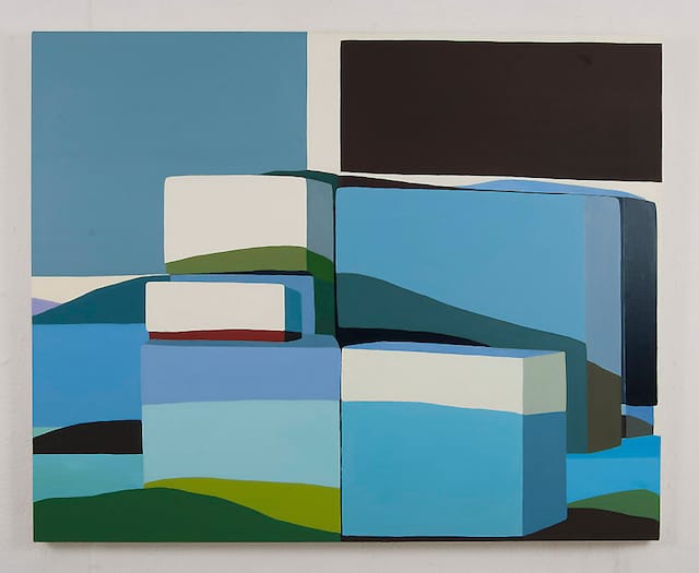 Belcourt, _Mound 13_ (oil on canvas, 42_ x 52_, 2012-2013)