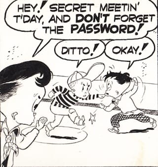 Eugene Bilbrew, panel from 'Clifford' (1951)