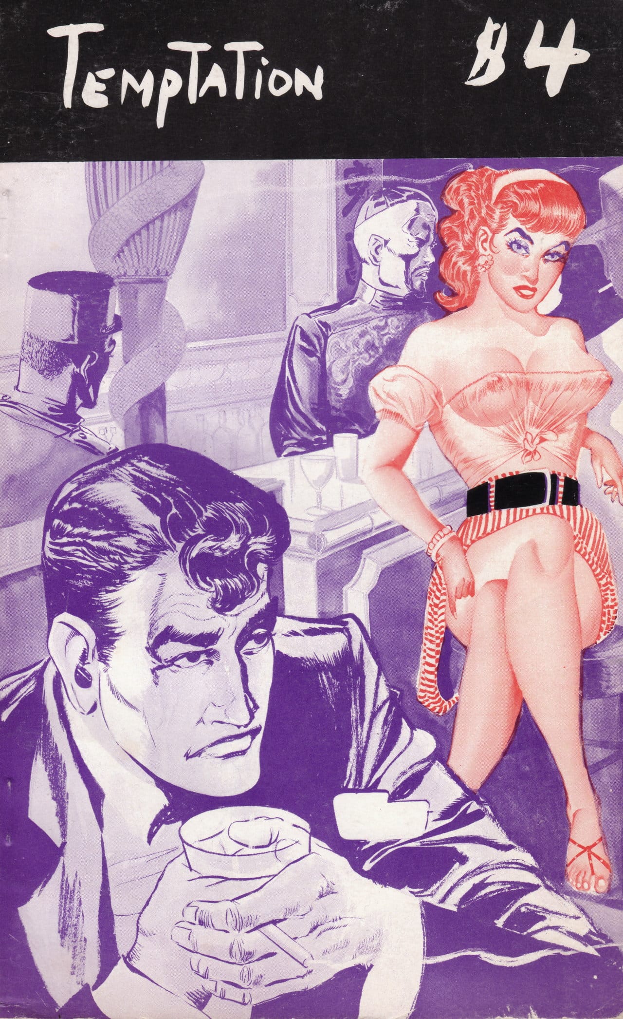 Eugene Bilbrew, cover of 'Temptation' by Justin Kent (c. 1955) (all images courtesy the author)