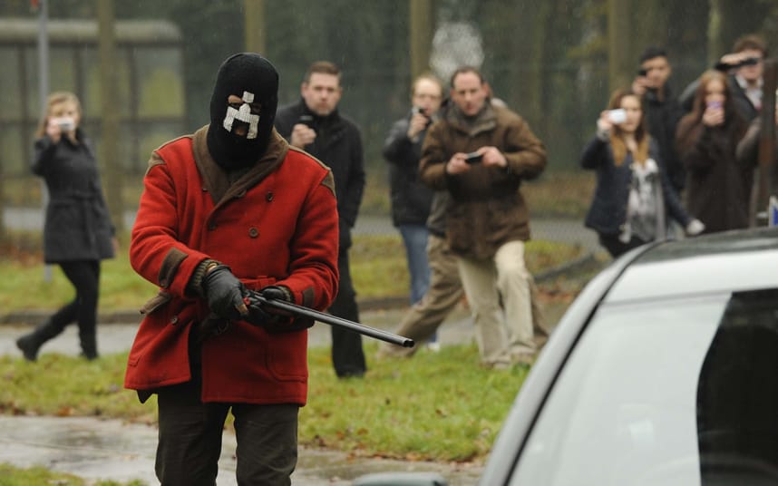 From the White Bear episode of Black Mirror