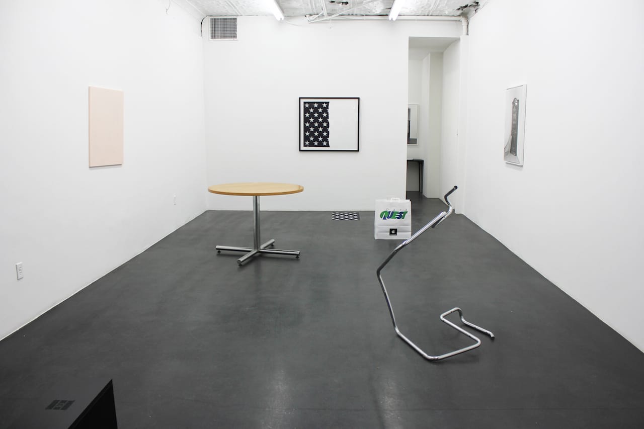 Installation view of 'The Contract' at Essex Street, New York (courtesy of the artists and Essex Street, New York)