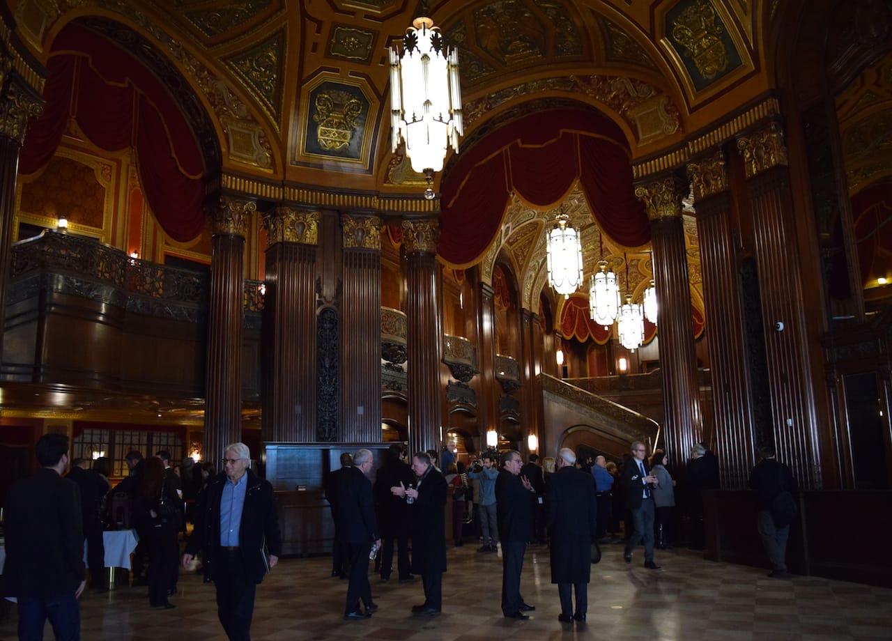 The grand lobby of the Kings Theatre