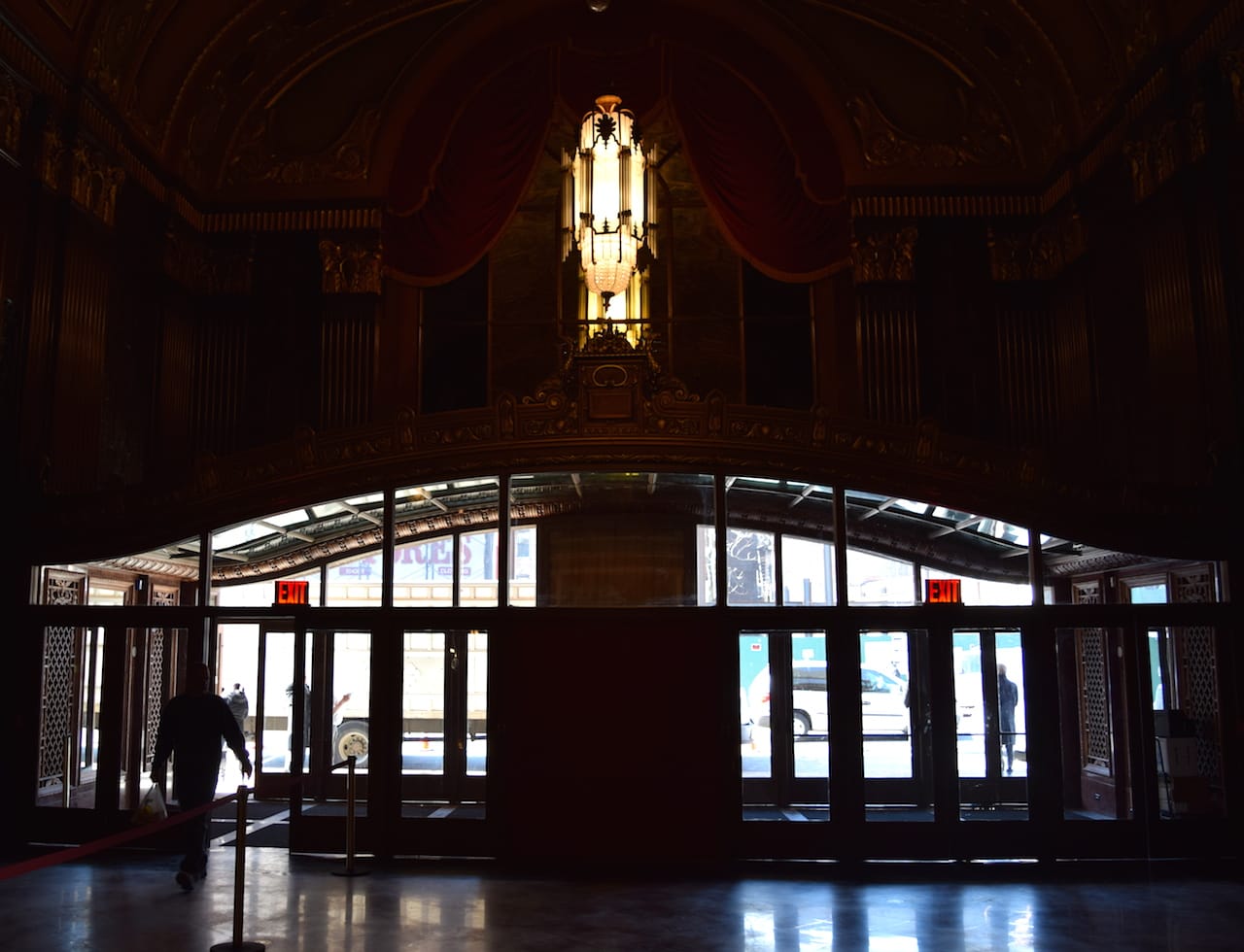 The Kings Theatre's entryway