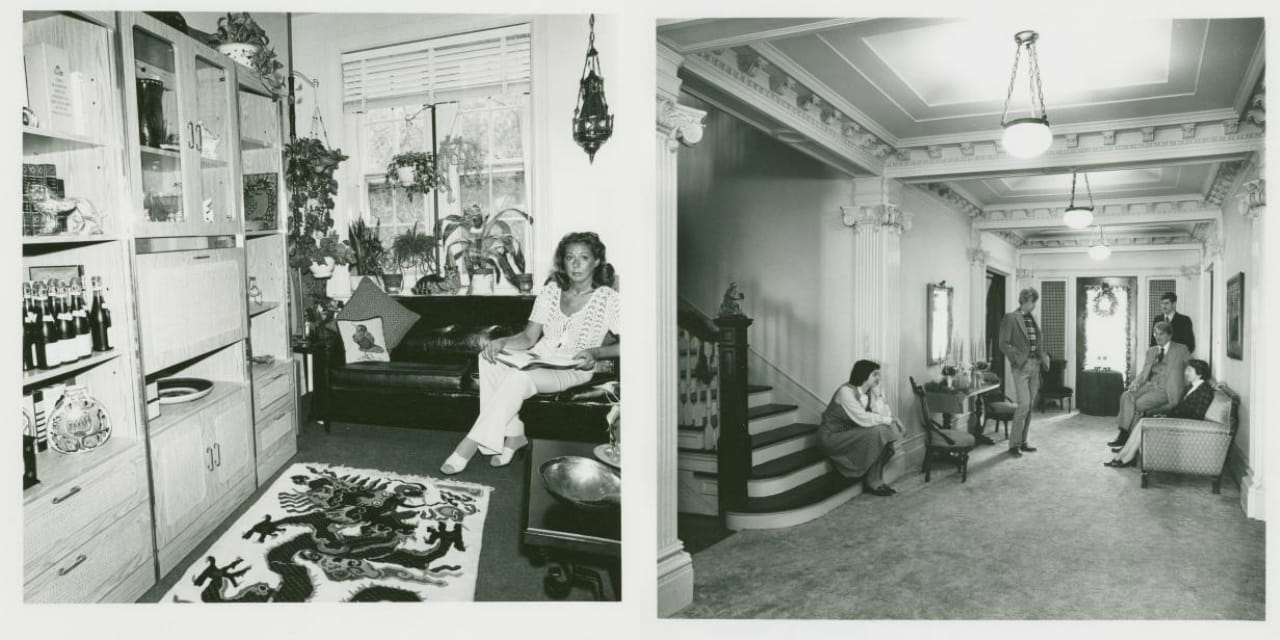 Dinanda Nooney, Yvonne Ladato at home. 8820 Fort Hamilton Parkway, Bay Ridge, Brooklyn. August 6, 1978; John & Elinore Koechley & family. 122 76th St., Bay Ridge, Brooklyn. December 26, 1978.