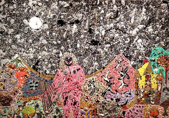 Niki de Saint Phalle, "Pink Nude in a Landscape" (1956–58) (photo courtesy Galeries nationales du Grand Palais)