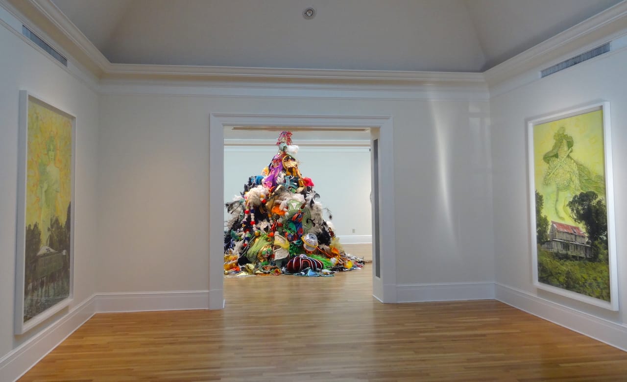 Installation view of 'Prospect.3: Notes for Now' at the Newcomb Art Gallery (all photos by the author for Hyperallergic)