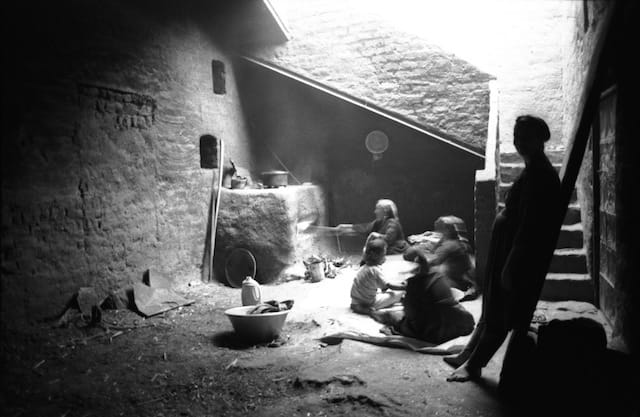 Cairo, Egypt, July 2012; "A Zabbaleen family living in Mokattam village, nicknamed as "Garbage City," located at the foot of the Mokattam Mountains. Over 90% of Zabbaleen are Copts."