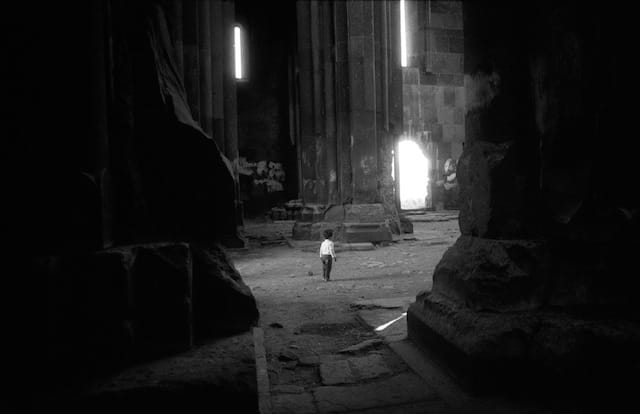 Ani, Turkey, August 2013; The ruins, close to the border with Armenia, have became a touristic attraction."