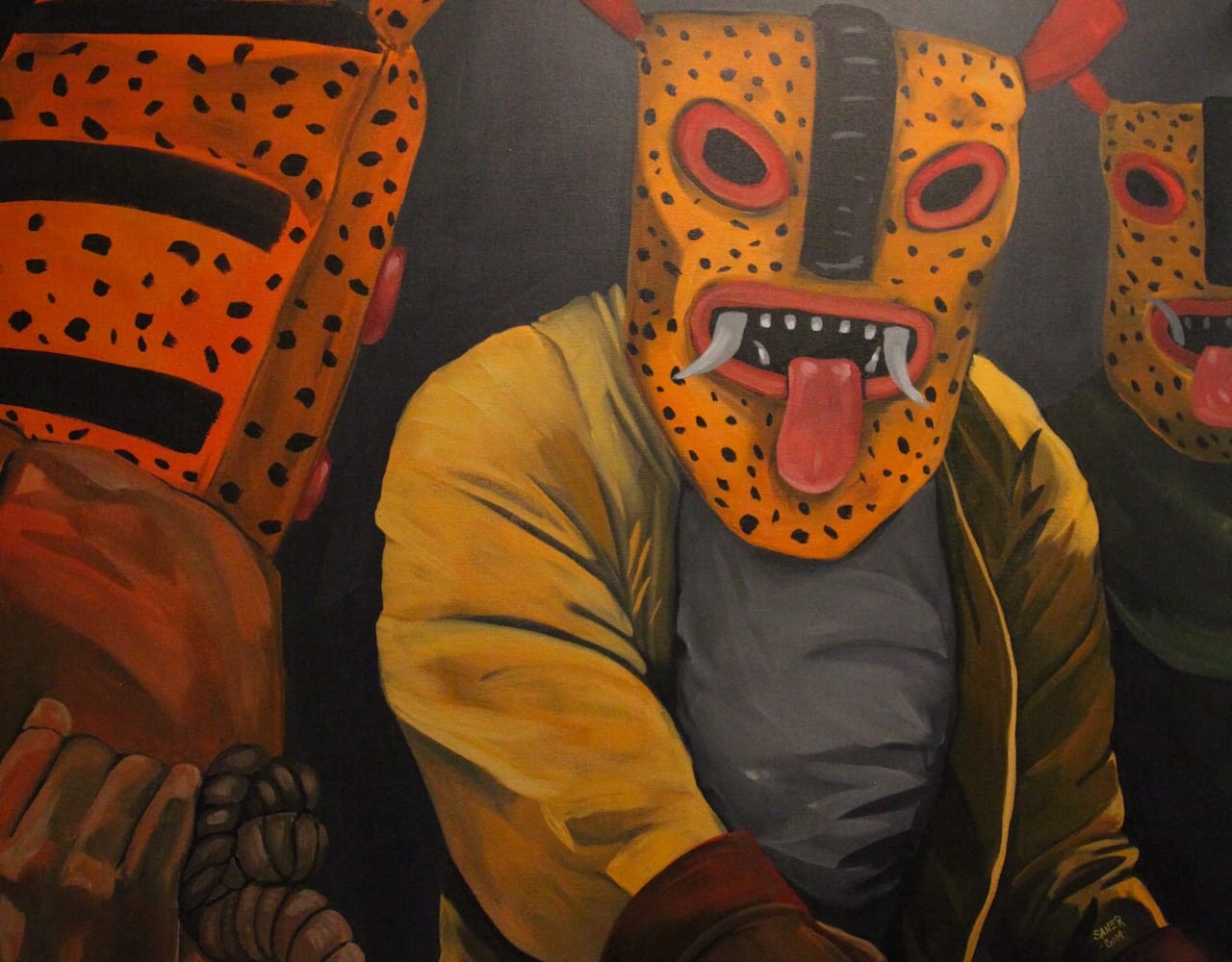 Saner, "Warriors in Defense" (2014) (detail)