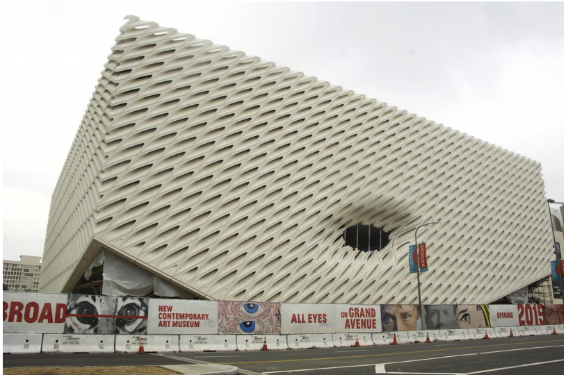 The Broad Museum (photo by Gary Leonard, via thebroad.org)