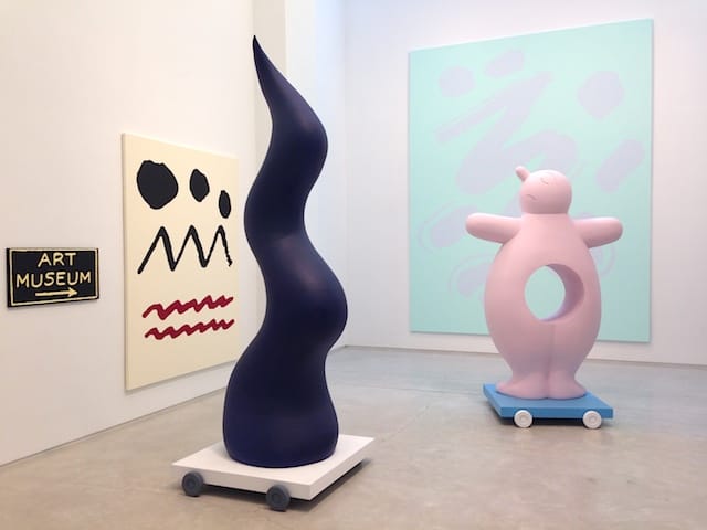 Jayson Musson, installation view of 'Exhibit of Abstract Art' (photo by Tiernan Morgan for Hyperallergic)