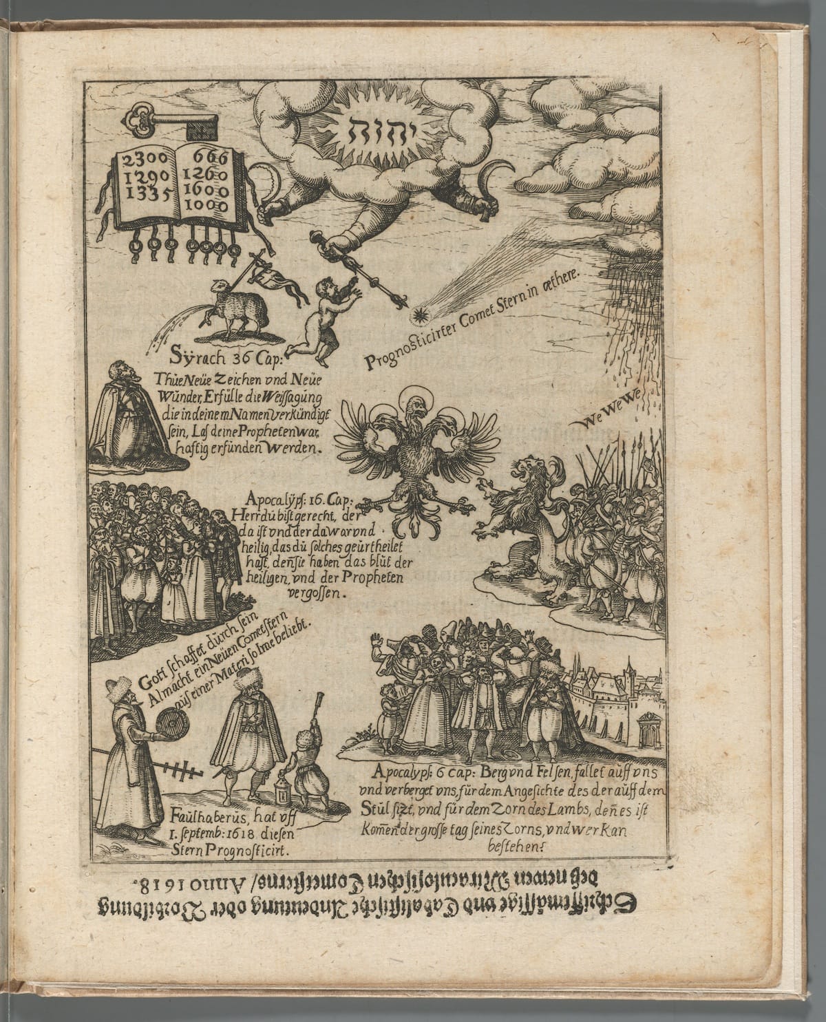 Faulhaber, Johannes, 1580-1635. Fama syderea nova. Nuremberg: S. Halbmayer, 1618. *GC6.F2735.618f. Houghton Library, Harvard University.