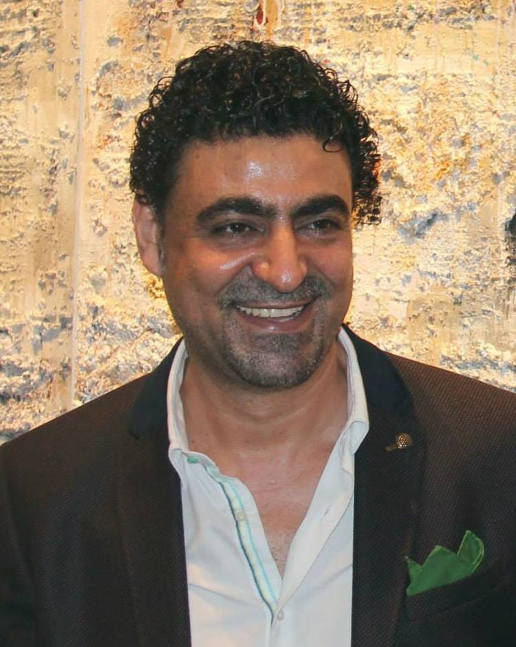 Thaier Helal (photo via Facebook, used with the artist's permission)