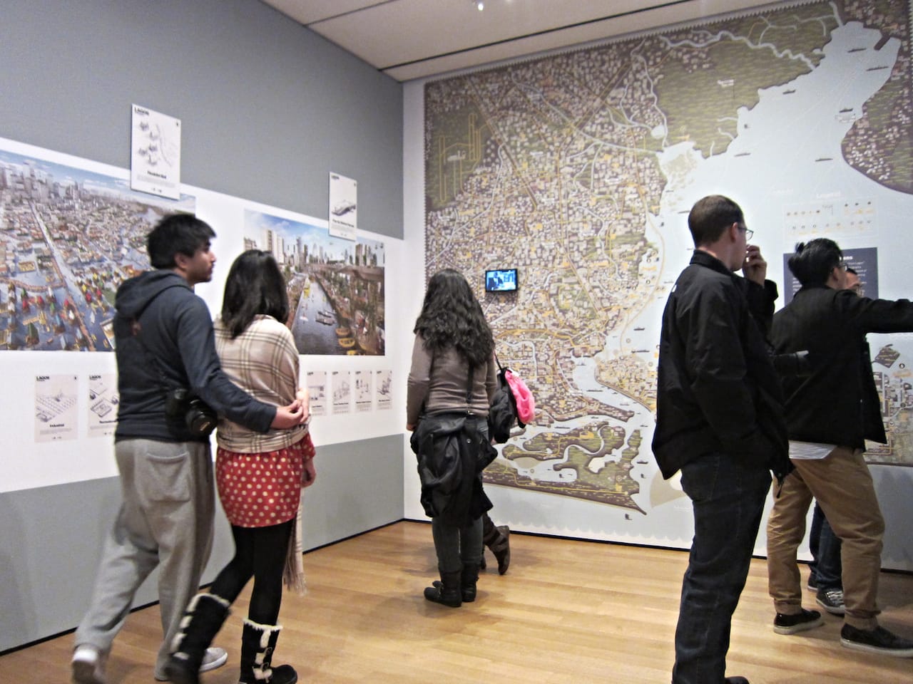 'Uneven Growth: Tactical Urbanisms for Expanding Megacities' at MoMA (photograph by the author for Hyperallergic)