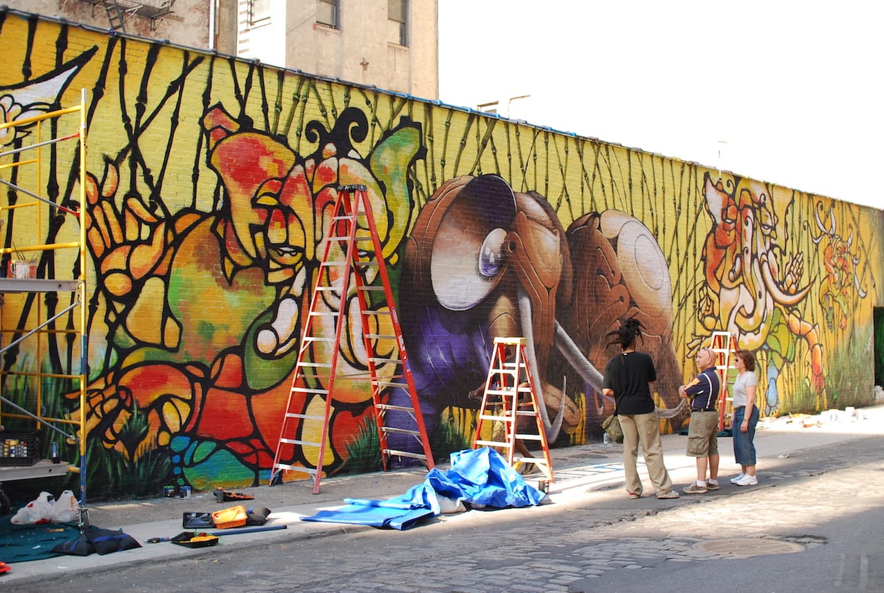 The 303 Collective's Water Street mural (photo by dumbonyc/Flickr)