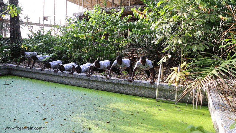 "This is the only wave pool in West Africa!"