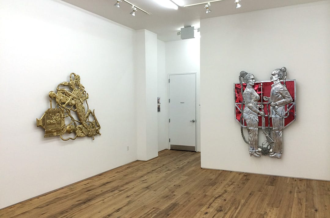 Installation view, 'Entang Wiharso' at Marc Straus (click to enlarge)