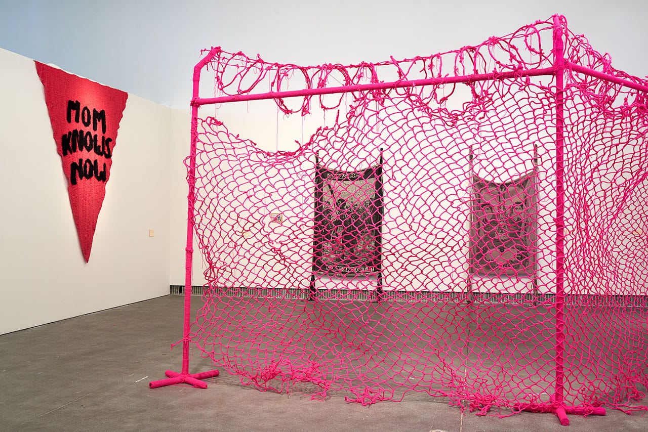 Installation view, 'Alien She' at Yerba Buena Center for the Arts, 2014 (images courtesy Phocasso and Yerba Buena Center for the Arts, San Francisco)