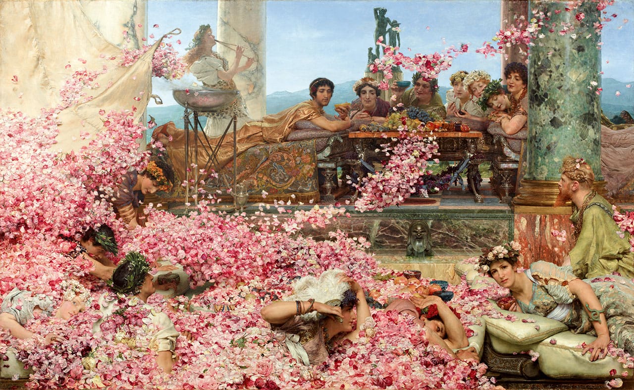 Lawrence Alma-Tadema, "The Roses of Heliogabalus" (1888)
