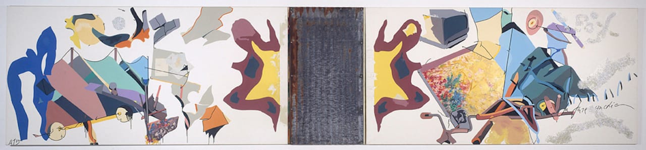 HervÈ TÈlÈmaque, "La terre couchÈe, Tryptique, installation"